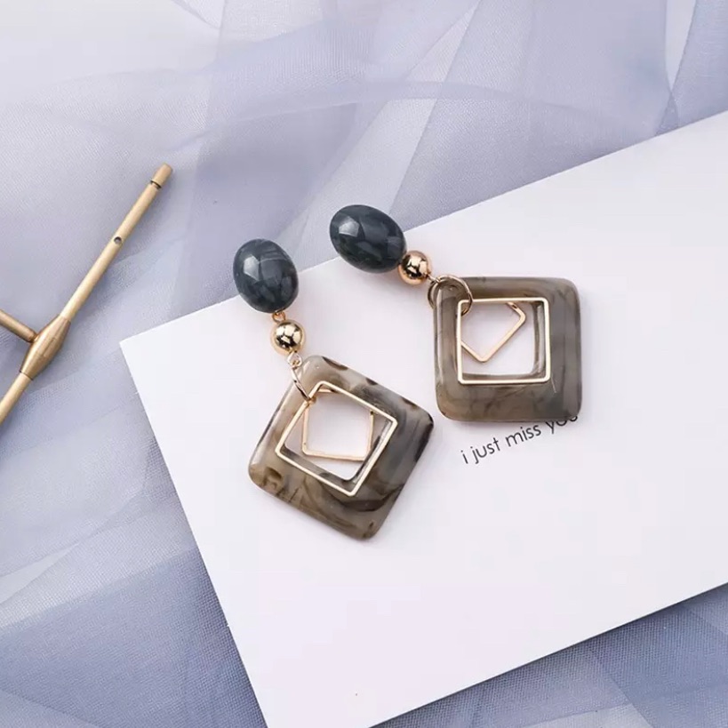 Geometric Hollow Stud Drop Dangle Earrings 15$